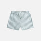 CHAMPLAIN - Day Shorts - White / Green Striped