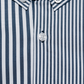 CHAMPLAIN-Stripe Dress Shirt-White / Navy
