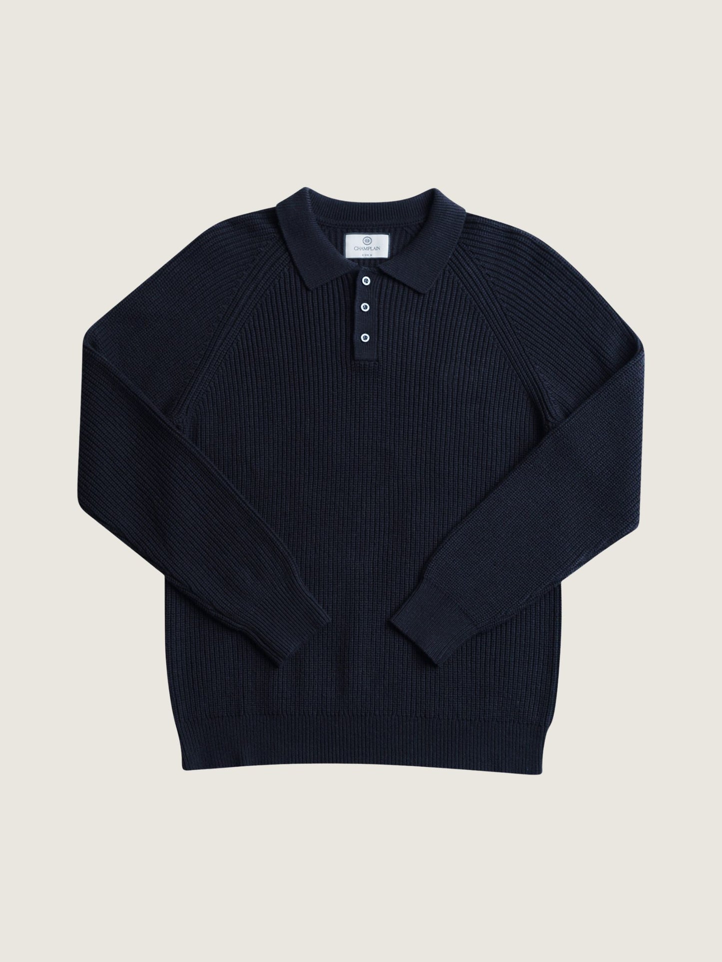 CHAMPLAIN - Fisherman Knit Polo - 