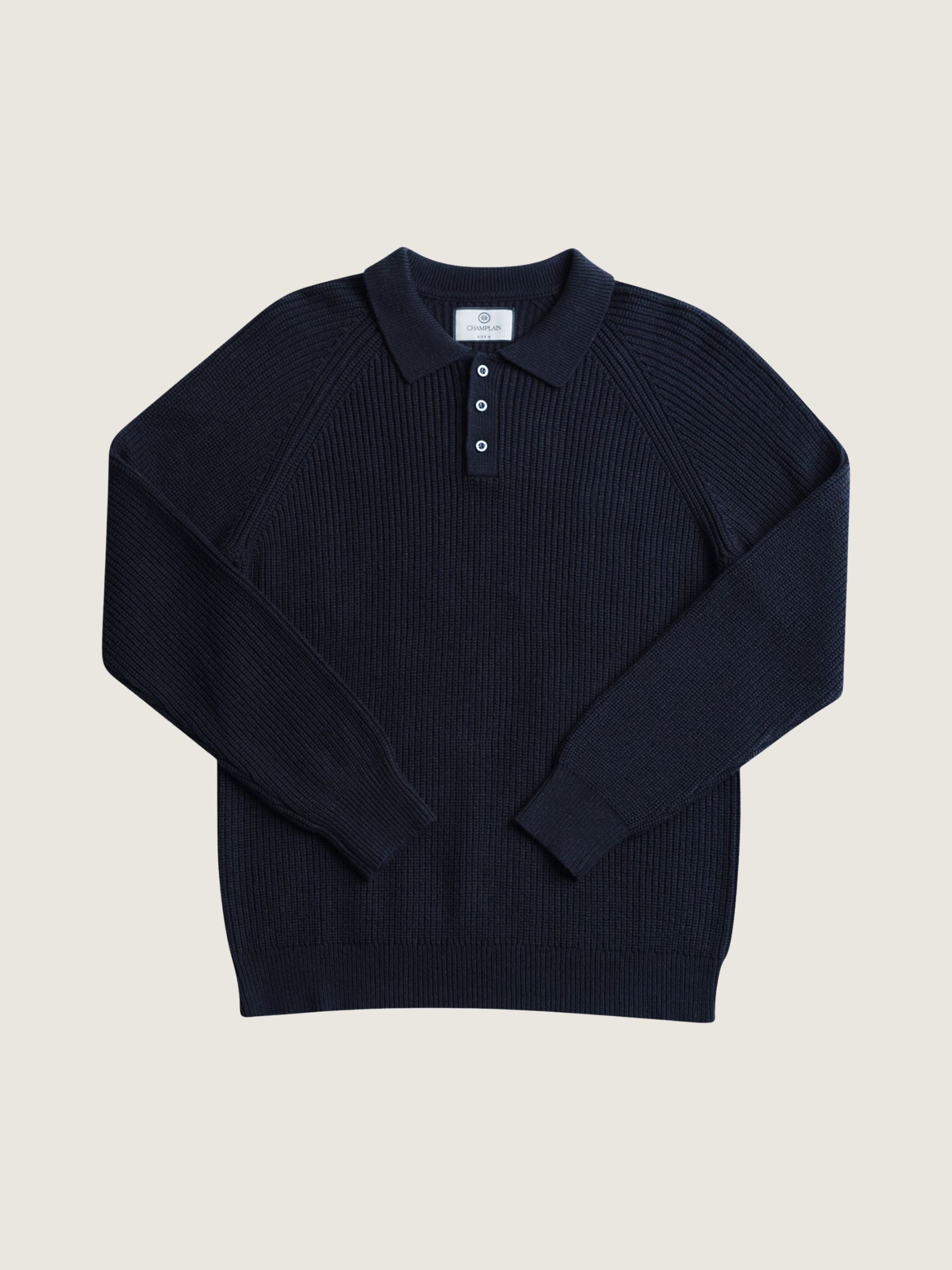 CHAMPLAIN - Fisherman Knit Polo - 