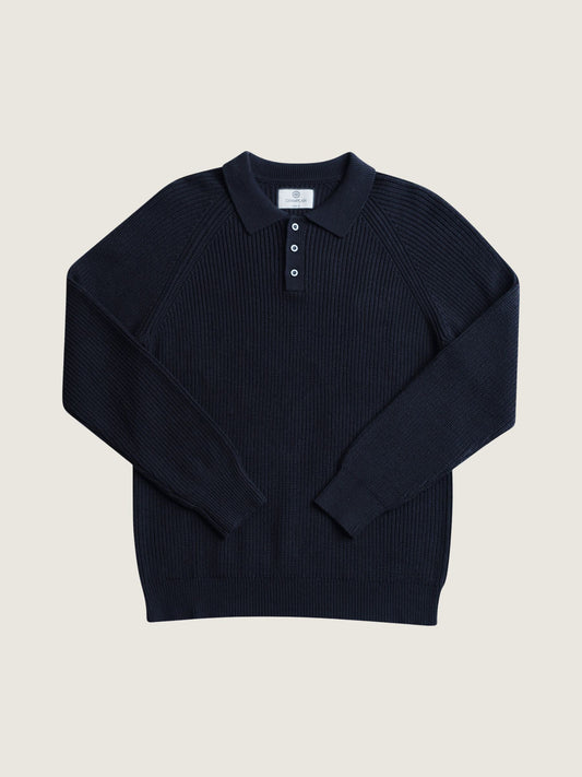 CHAMPLAIN - Fisherman Knit Polo - 
