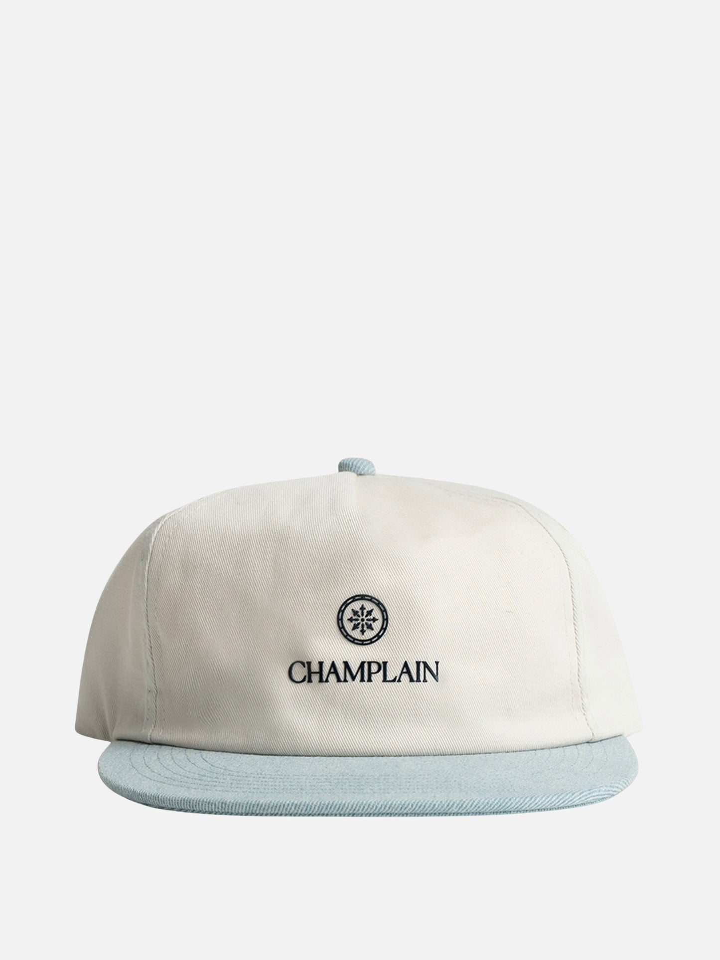 CHAMPLAIN - Baseball Hat - White / Denim