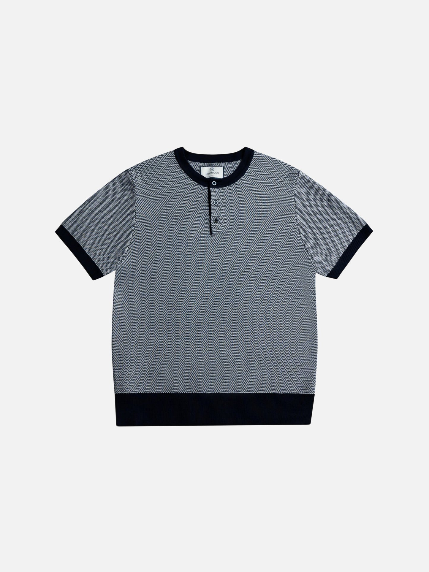 CHAMPLAIN - Textured Knit T-Shirt - 