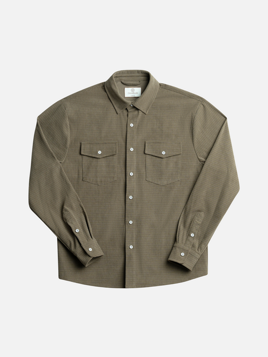 Textured Overshirt