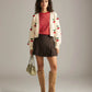 JOHN & JENN - Ezra Cherry Pop Cardigan - 