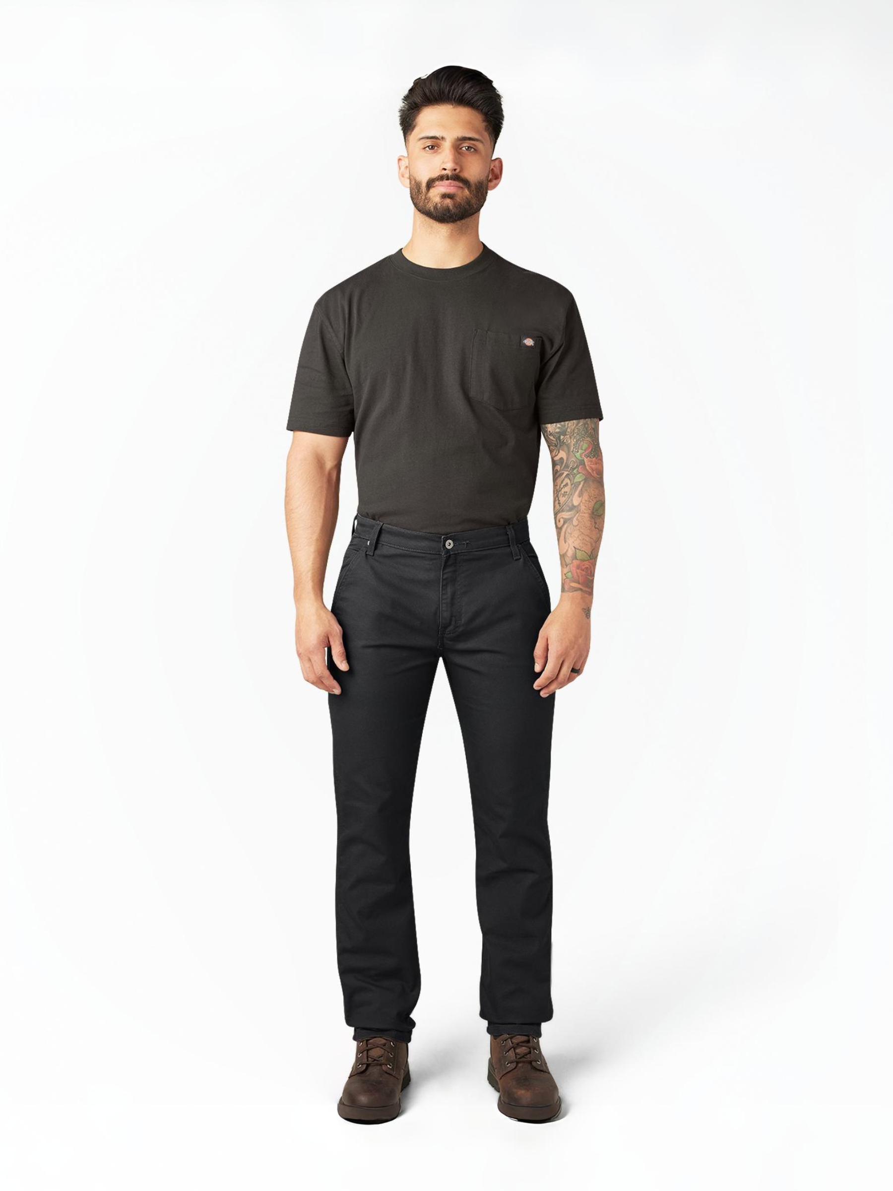 DICKIES - FLEX Duck Carpenter Pants - Stonewashed Black