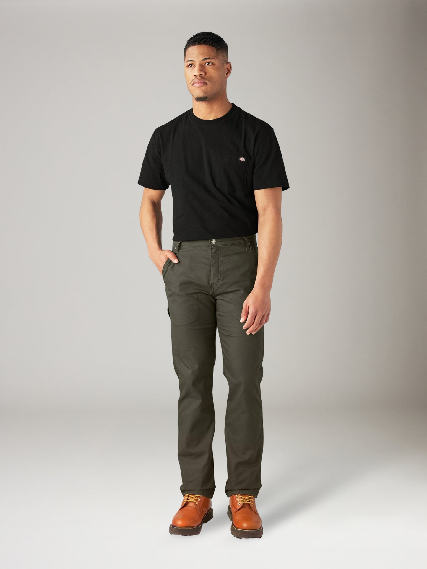 DICKIES - FLEX Duck Carpenter Pants - Stonewashed Moss