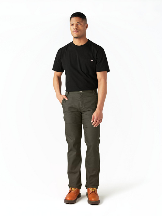 DICKIES - FLEX Duck Carpenter Pants - Stonewashed Moss