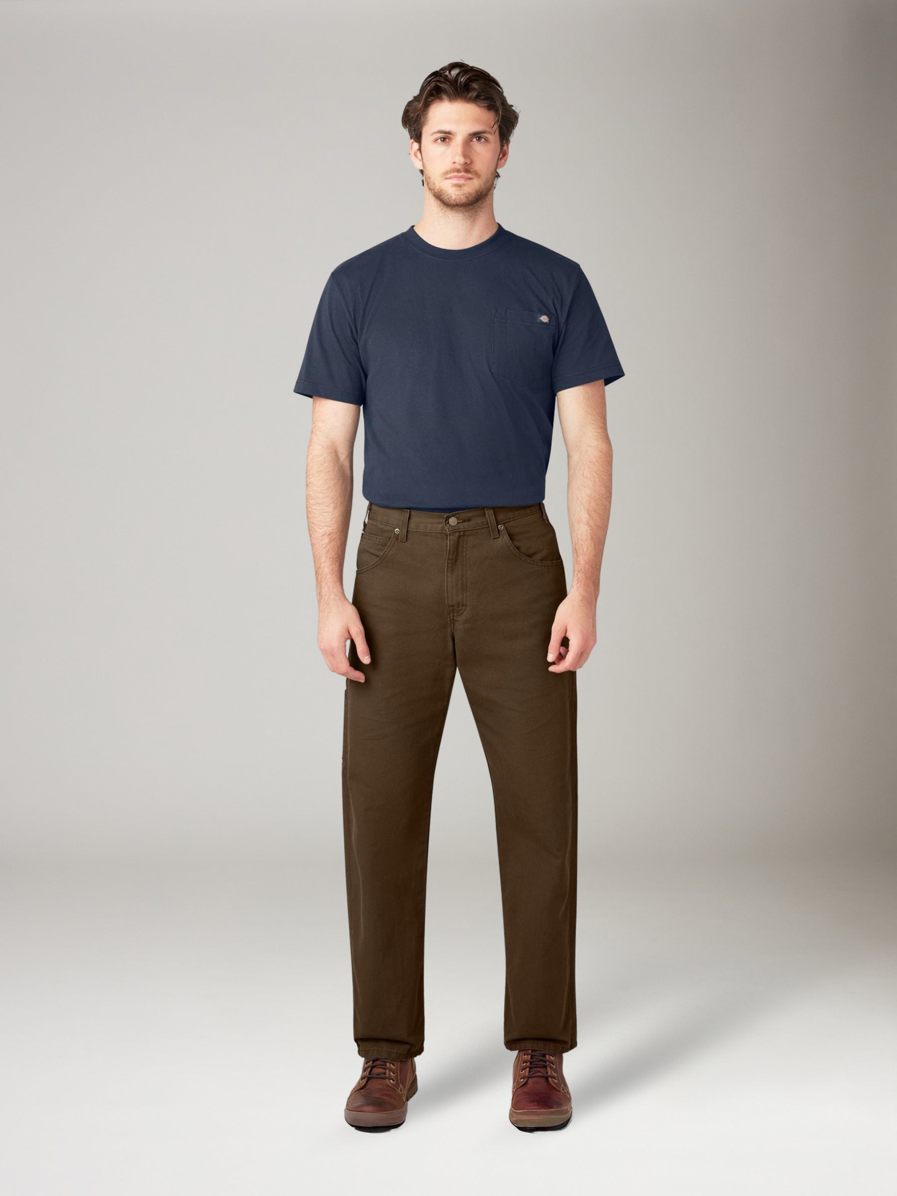 DICKIES - Relaxed Fit Heavyweight Duck Carpenter Pants - Rinsed Timber