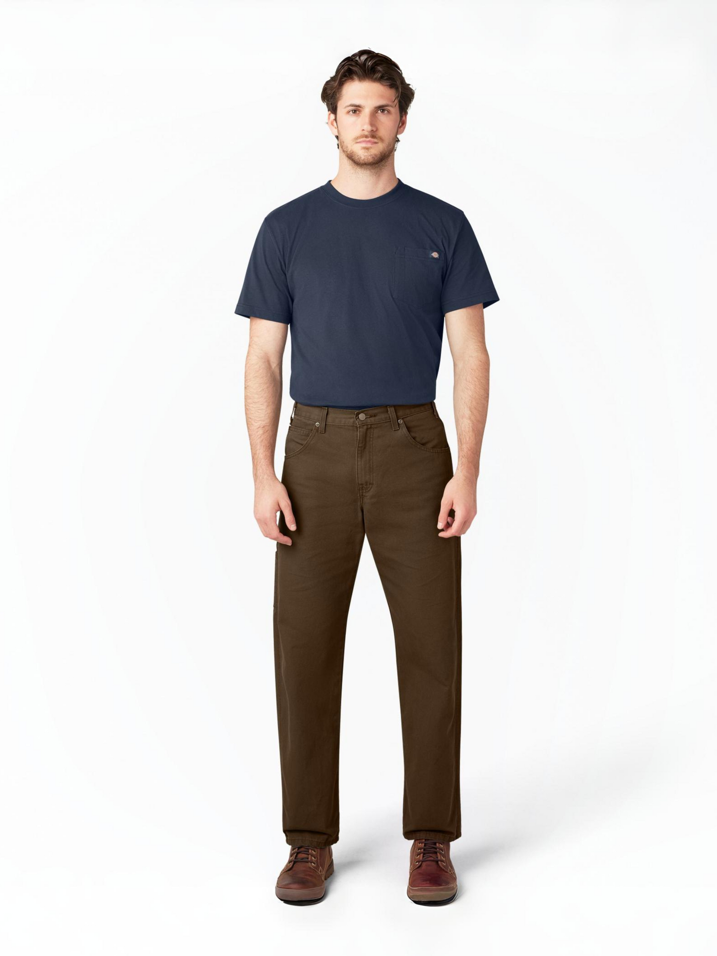 DICKIES - Relaxed Fit Heavyweight Duck Carpenter Pants - Rinsed Timber