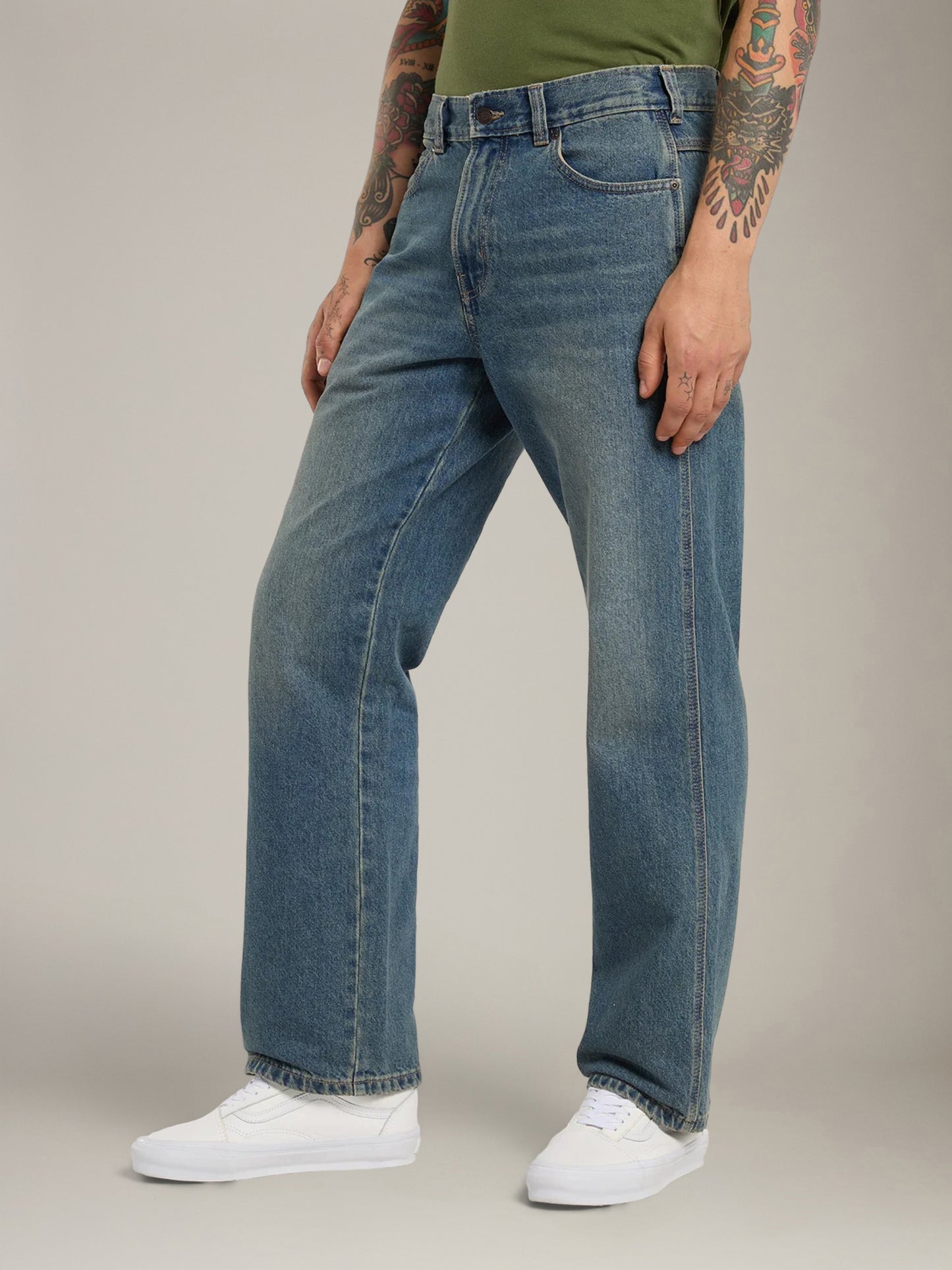 DICKIES - Relaxed Straight Work Jeans - 