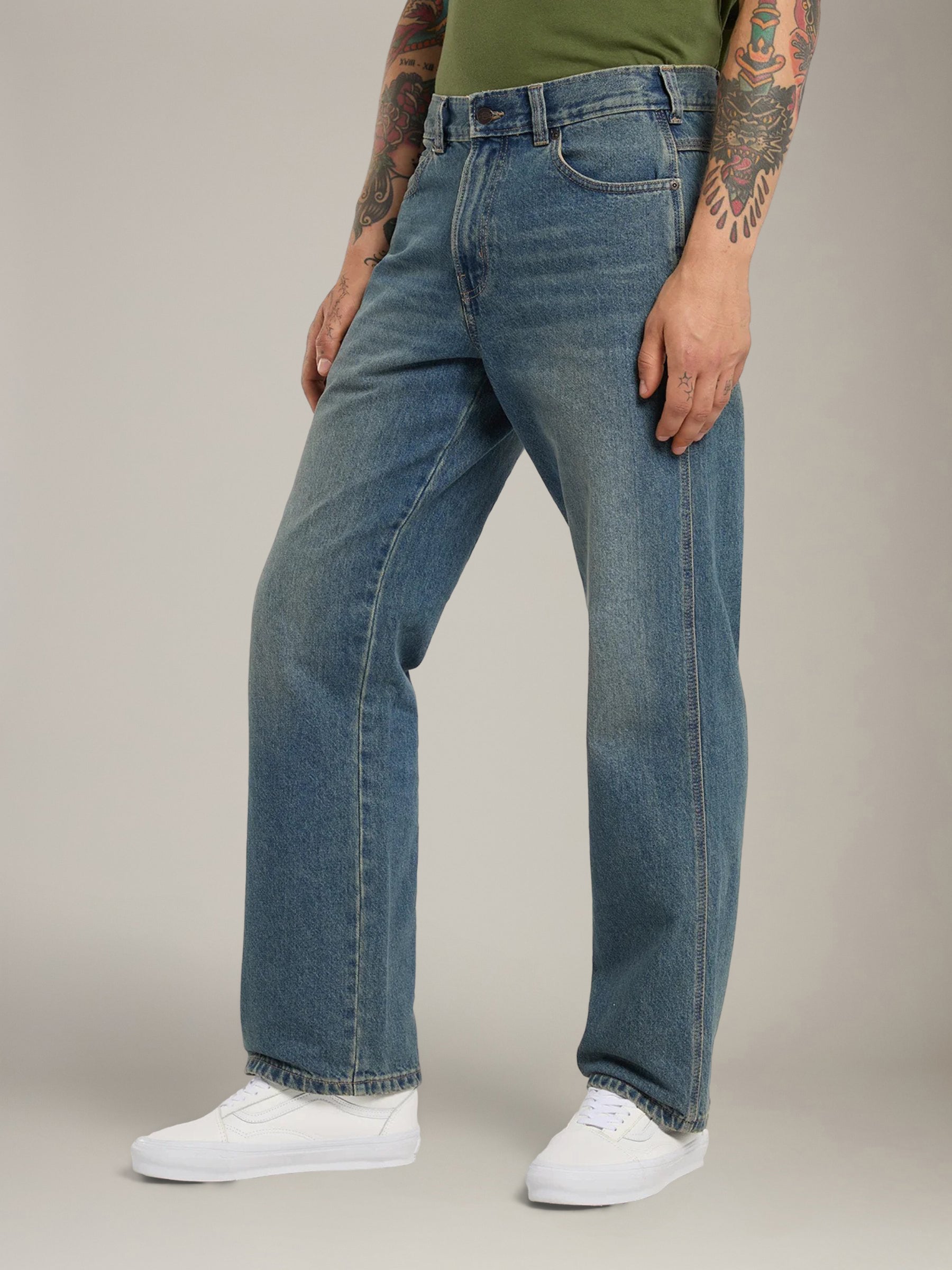 DICKIES - Relaxed Straight Work Jeans - 