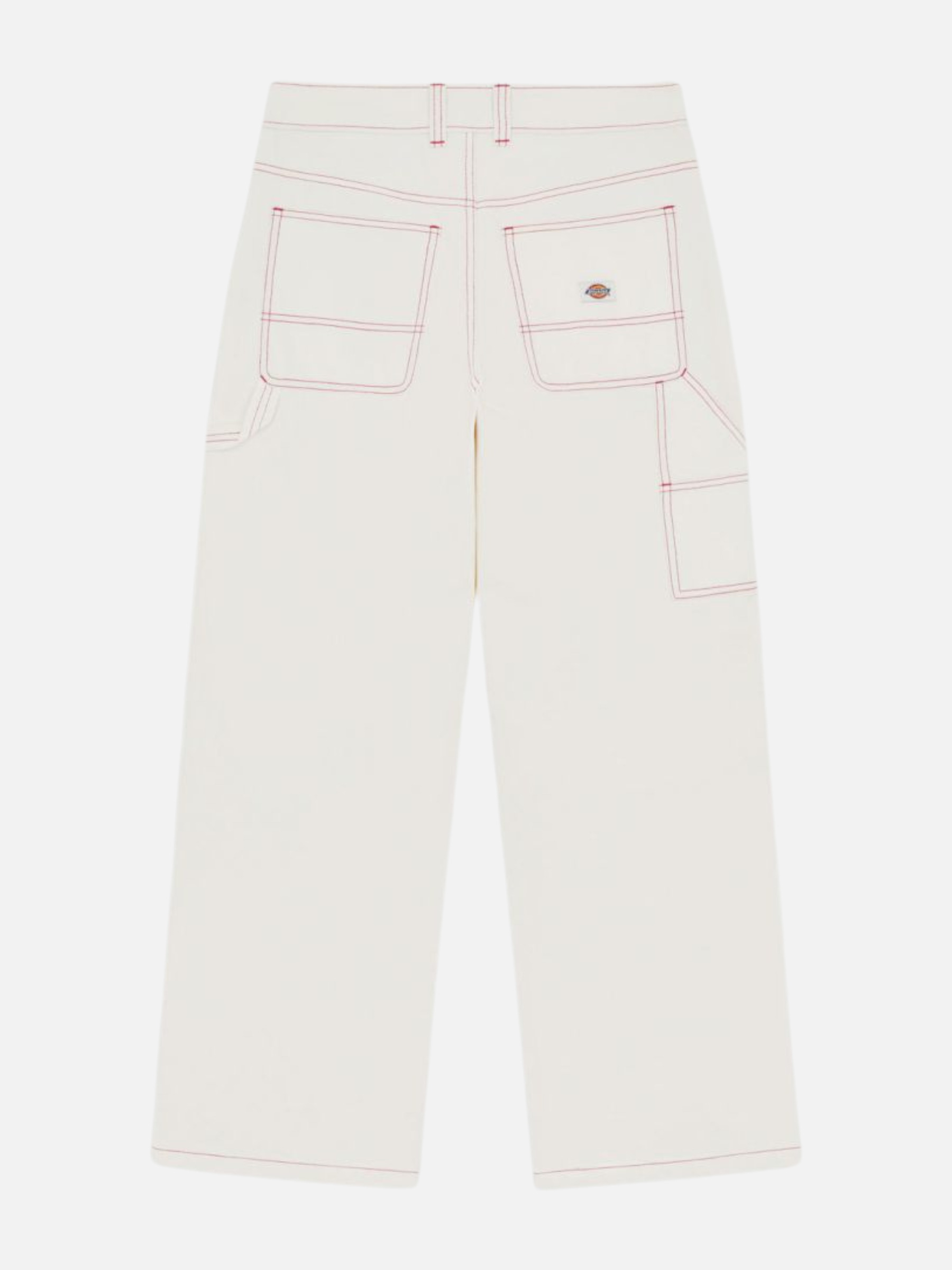 DICKIES-X Loose Denim Carpenter Pants-Egret