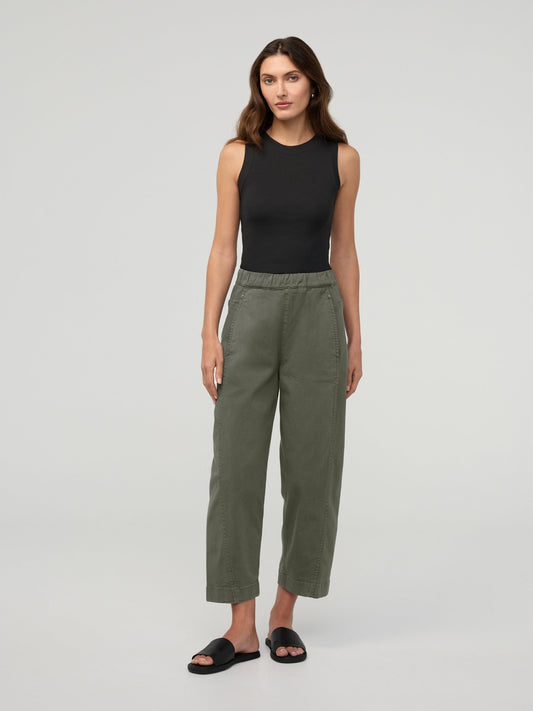 DUER - FlexTwill Barrel Pull On Pants - Thyme