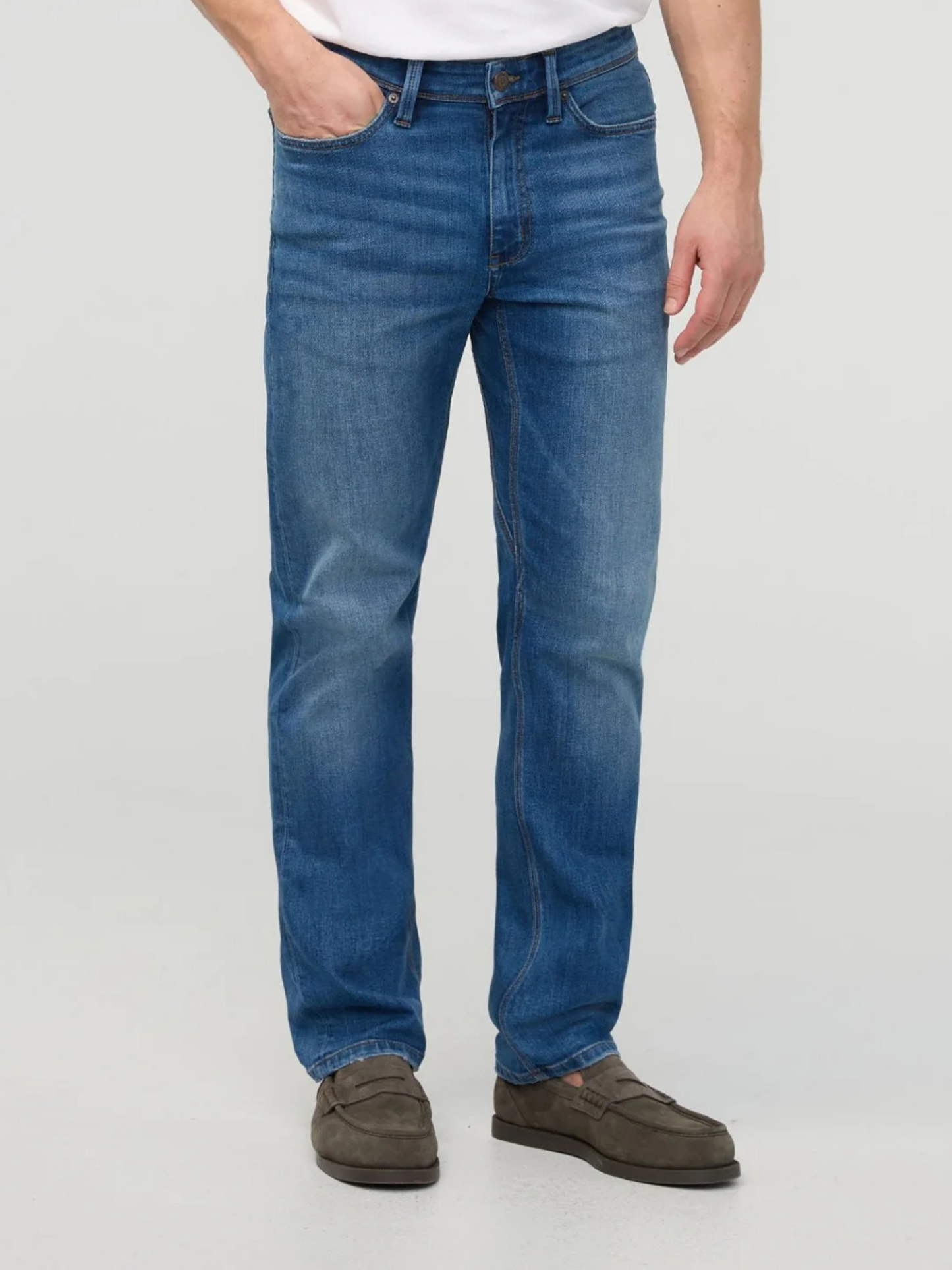 Performance Denim Plus Straight - Alpine Indigo