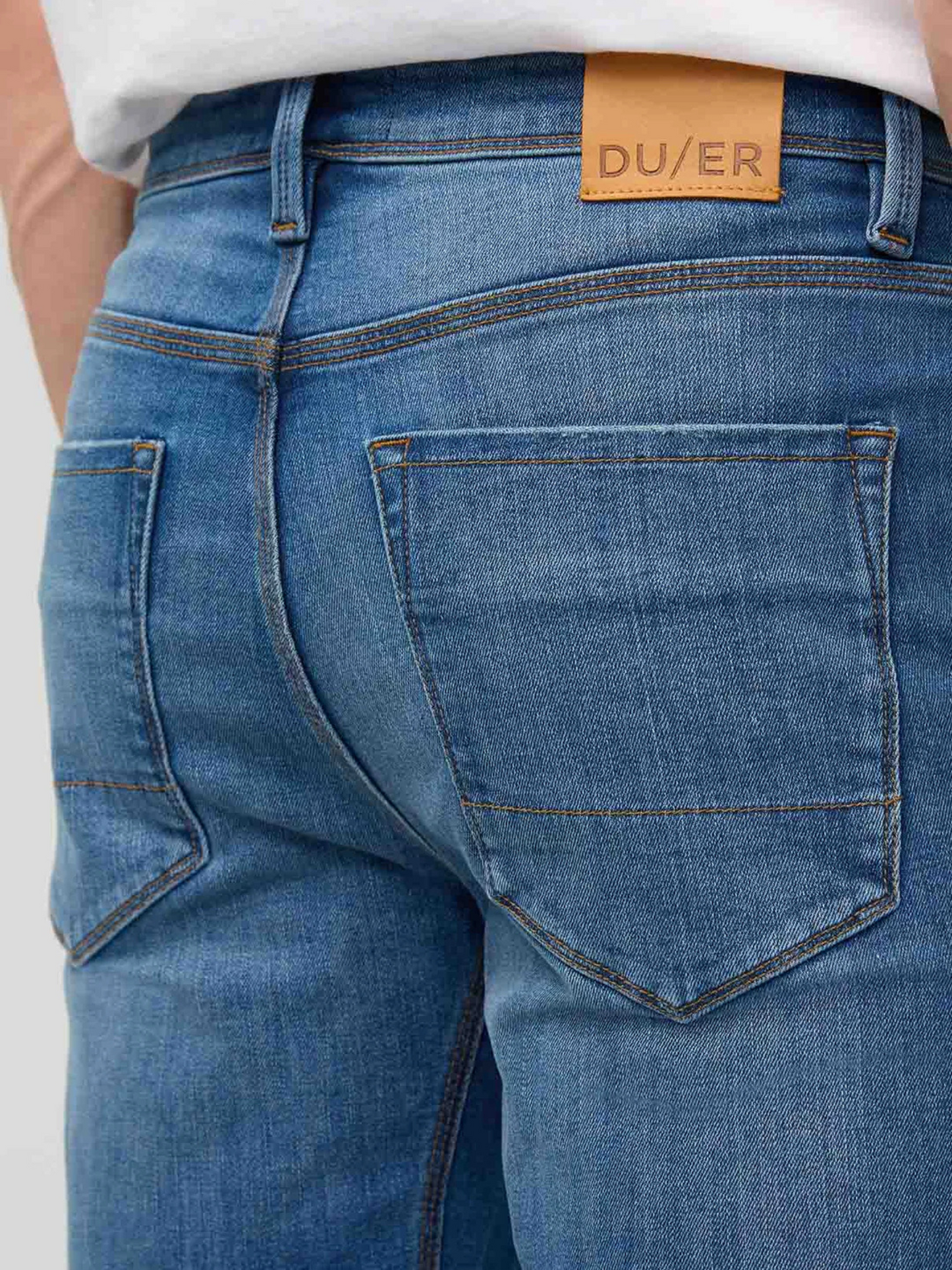 Performance Denim Plus Straight - Alpine Indigo