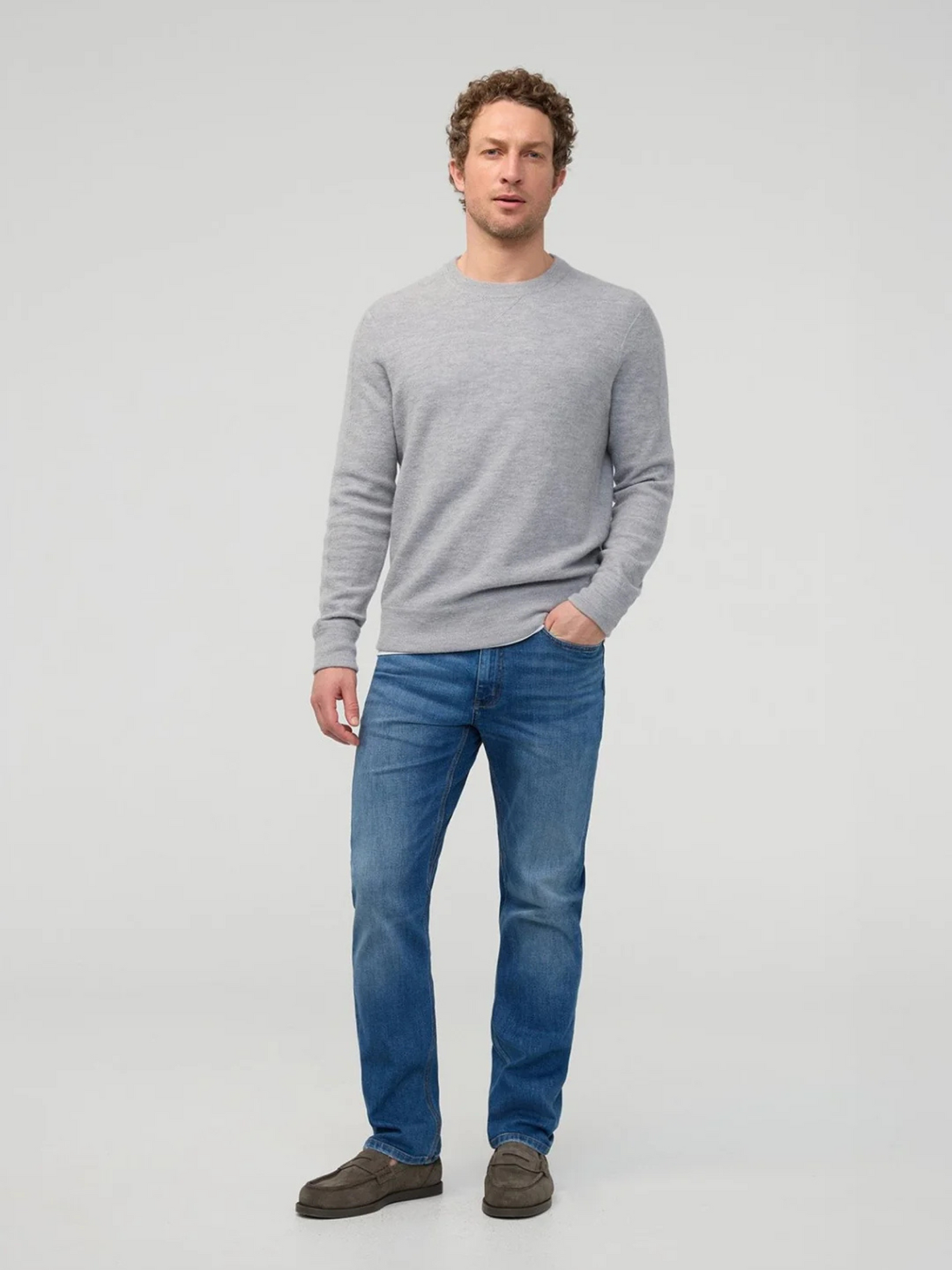 Performance Denim Plus Straight - Alpine Indigo