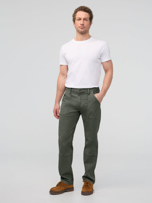 DUER - Stretch Canvas Utility Pants - Black Spruce