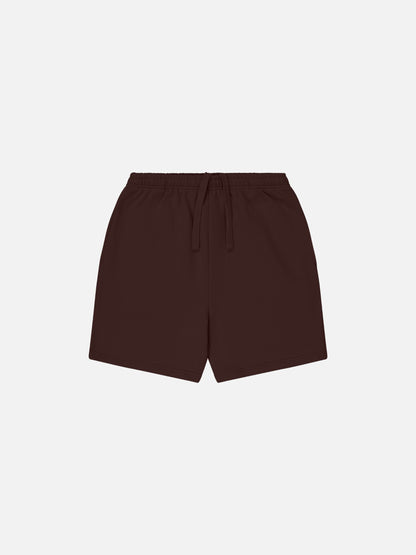 EAZY GARMENTS - Sweat Shorts - Coffee