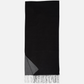 ECHO - Double Face Scarf - Black