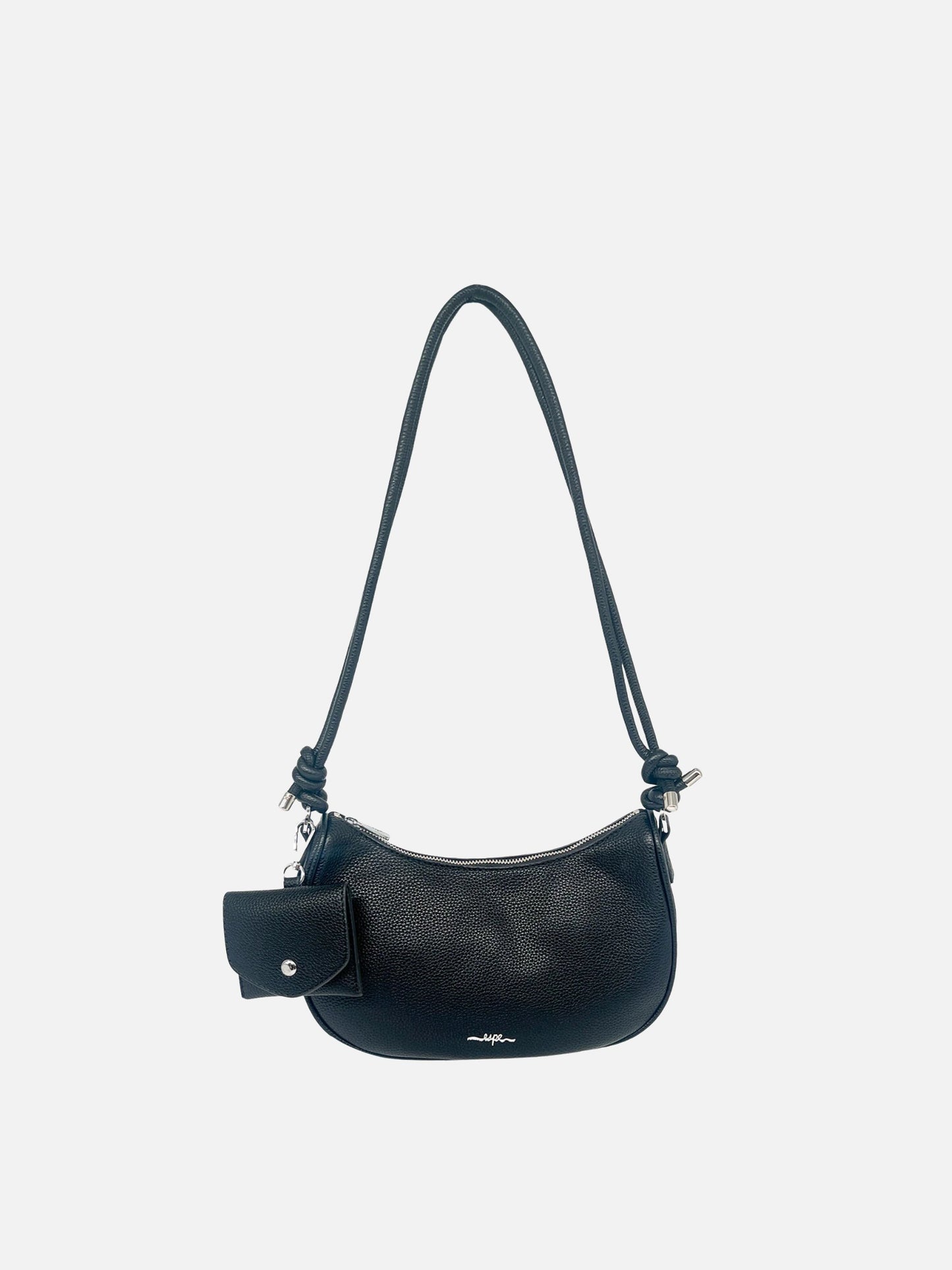 ESPE - Nadine Convertible Crossbody Shoulder Bag - Black