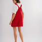 Overall Smock Mini Dress