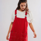 Overall Smock Mini Dress