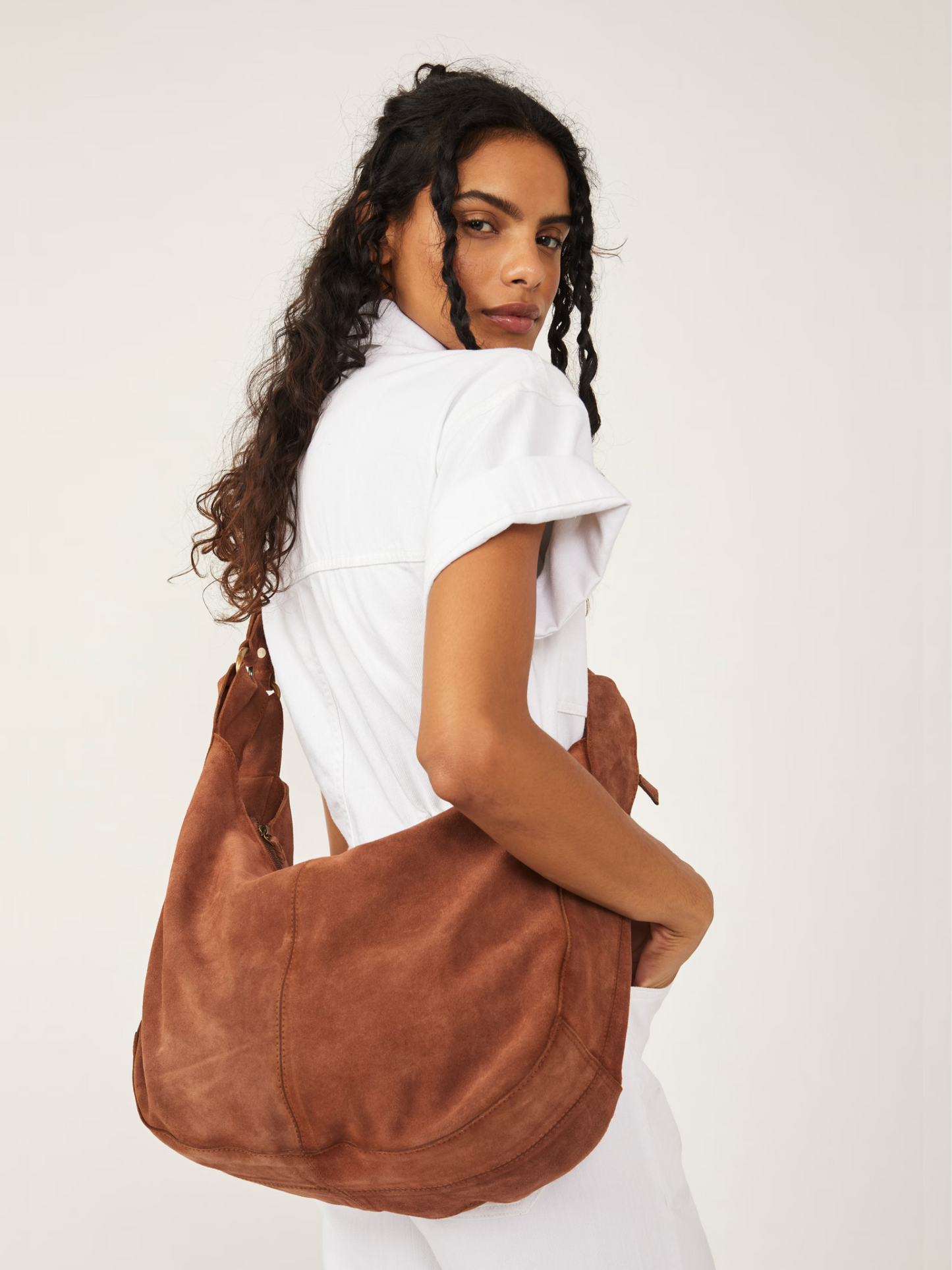 Roma Suede Tote