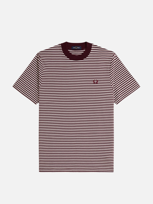 FRED PERRY - Fine Stripe Heavyweight T-Shirt - 