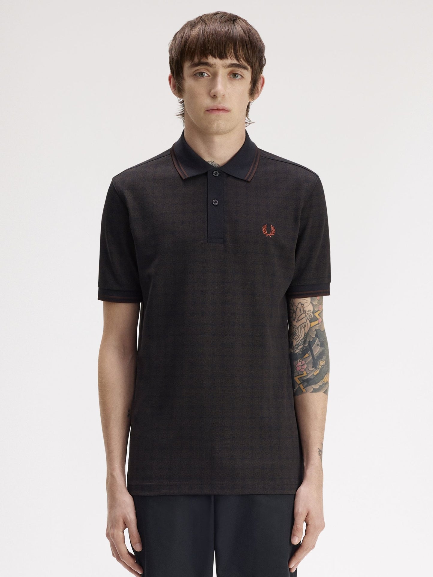 Floral Print Polo Shirt