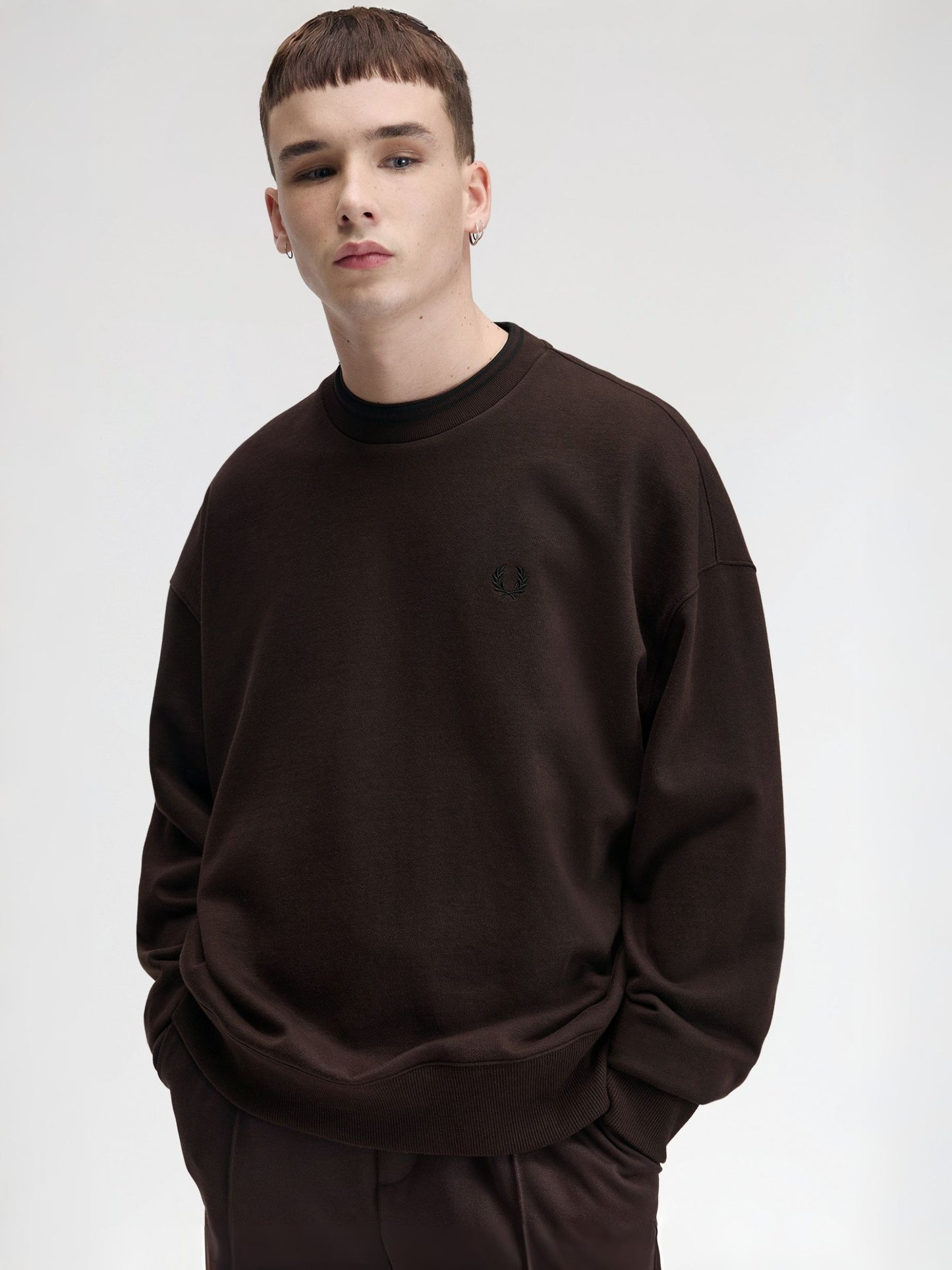 Oversized Tipped Sweatshirt