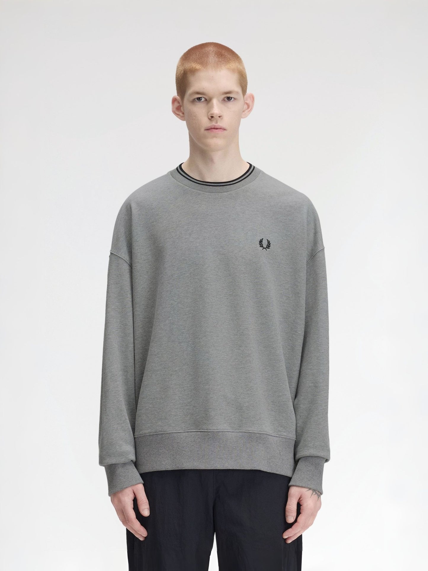 Oversized Tipped Sweatshirt