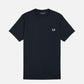 FRED PERRY - Ringer T-Shirt - Navy