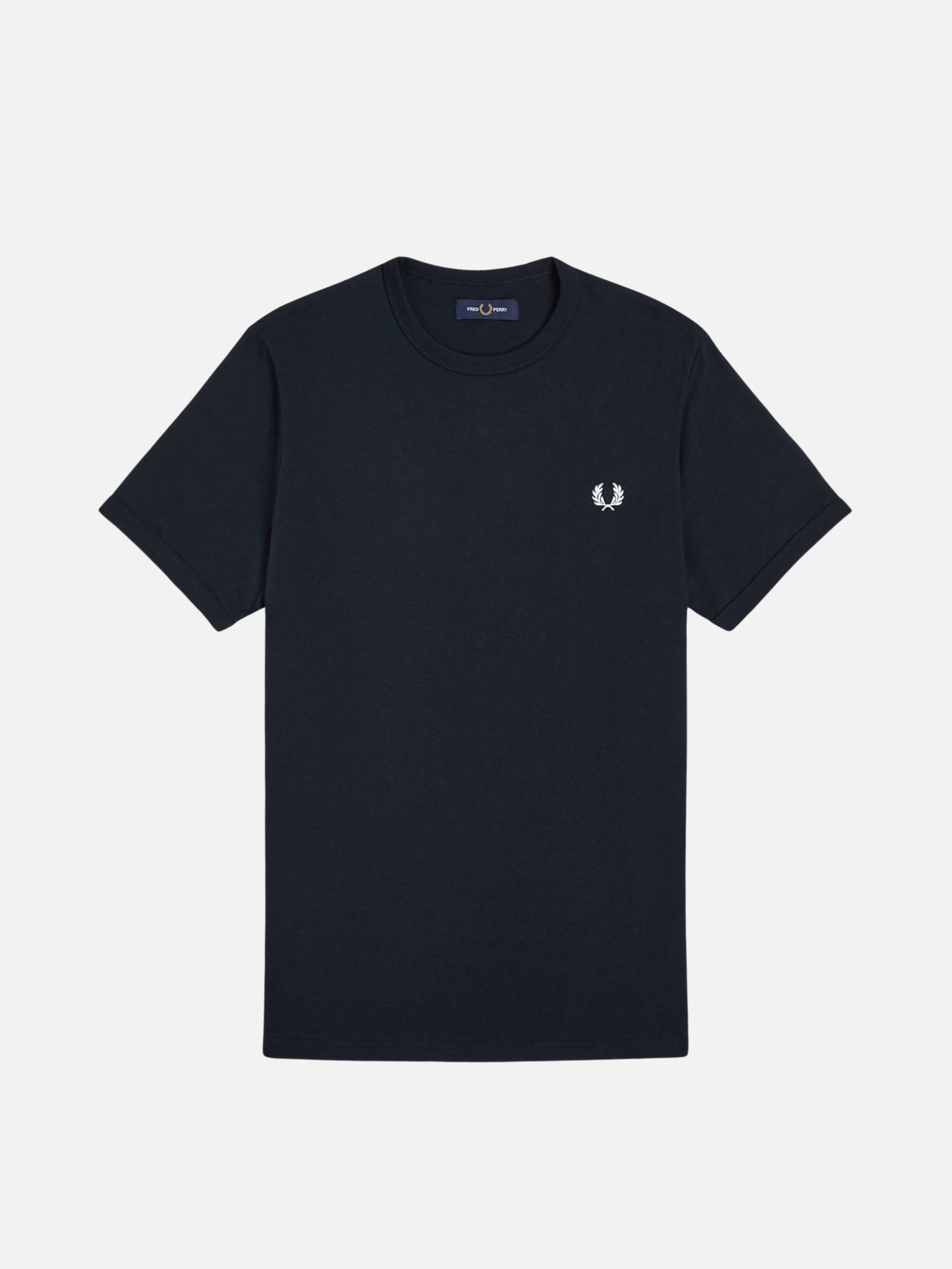 FRED PERRY - Ringer T-Shirt - Navy