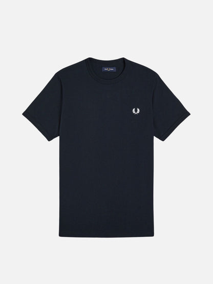FRED PERRY - Ringer T-Shirt - Navy