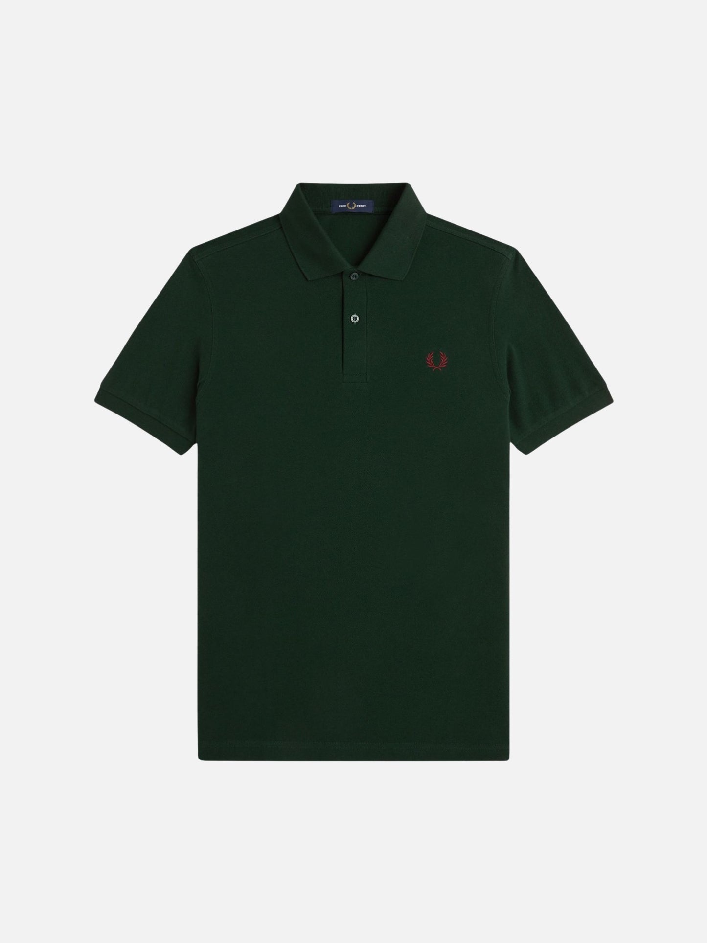 FRED PERRY - Tennis Shirt - Grassroots / Oxblood