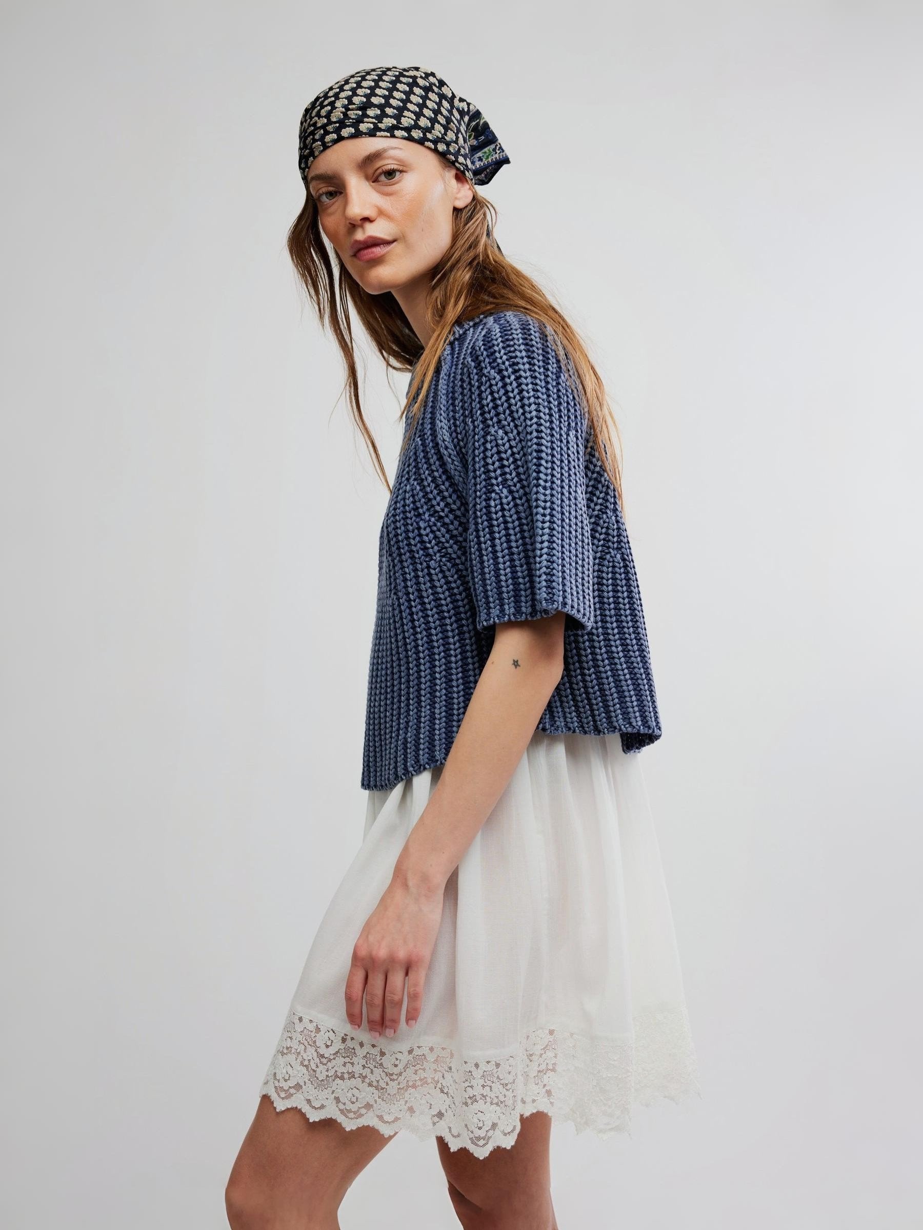 FREE PEOPLE - Army Sweater Tee - 