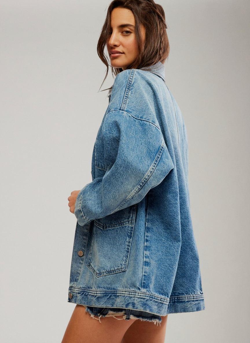 FREE PEOPLE - Avery Denim Jacket - 