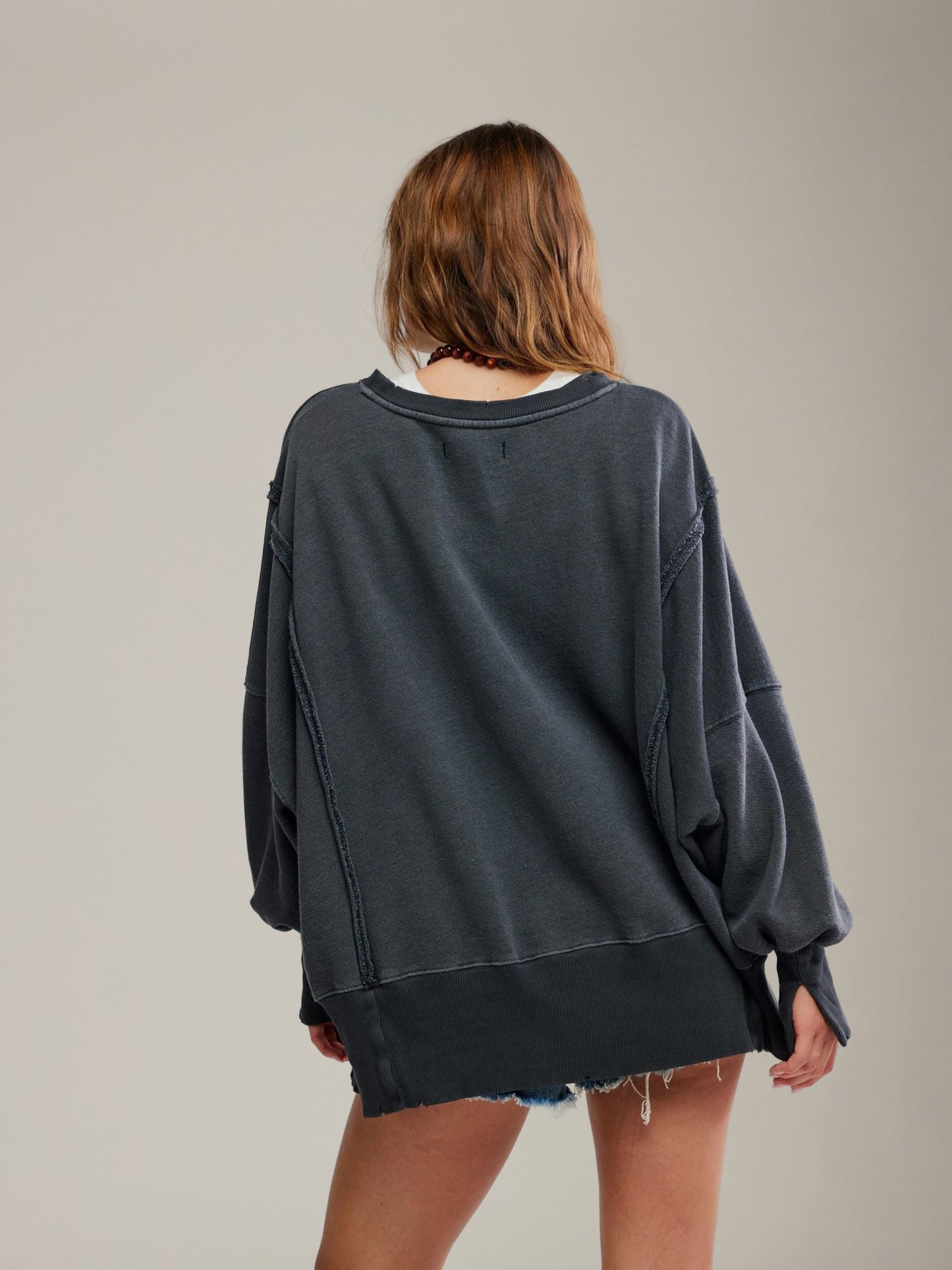 FREE PEOPLE - Camden Graphic Pullover Sweatshirt - 