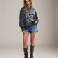 FREE PEOPLE - Camden Graphic Pullover Sweatshirt - 