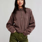 FREE PEOPLE - Celeste Quarter-Zip Top - 