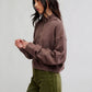 FREE PEOPLE - Celeste Quarter-Zip Top - 