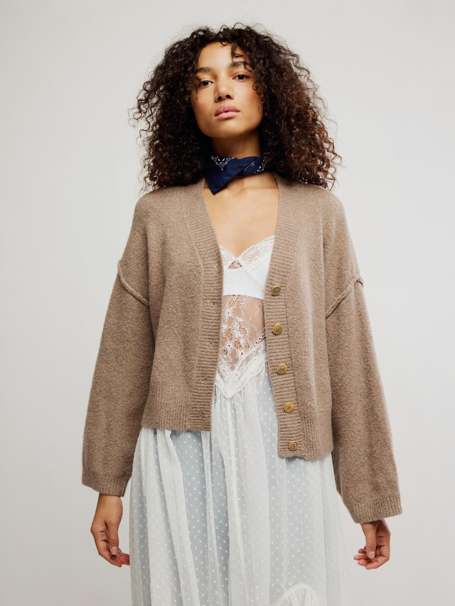 FREE PEOPLE - Cool of the Night Cardigan - 