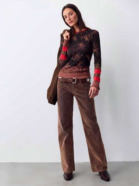Easy Does It Longsleeve Printed Top