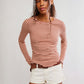 FREE PEOPLE - Easy Does It Striped Longsleeve Top - 