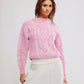 FREE PEOPLE - Frankie Cable Pullover Sweater - 