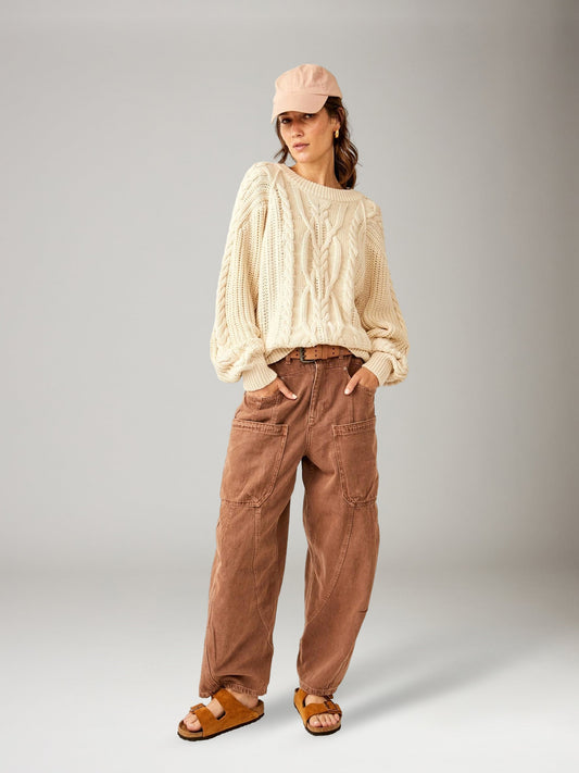 Frankie Cable Pullover Sweater