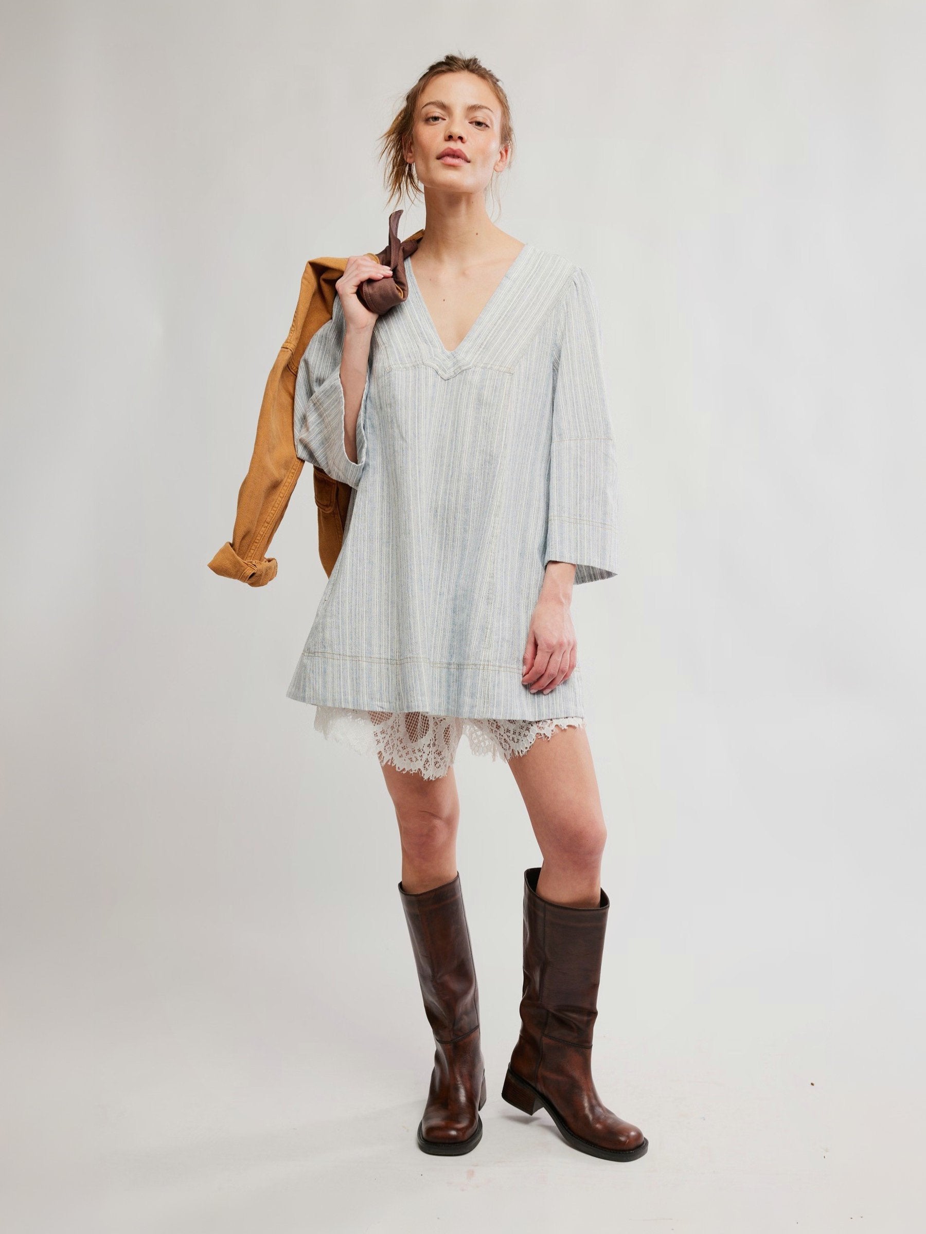 FREE PEOPLE - Goldie Mini Dress - 