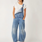FREE PEOPLE - Good Luck Barrel Overalls - 