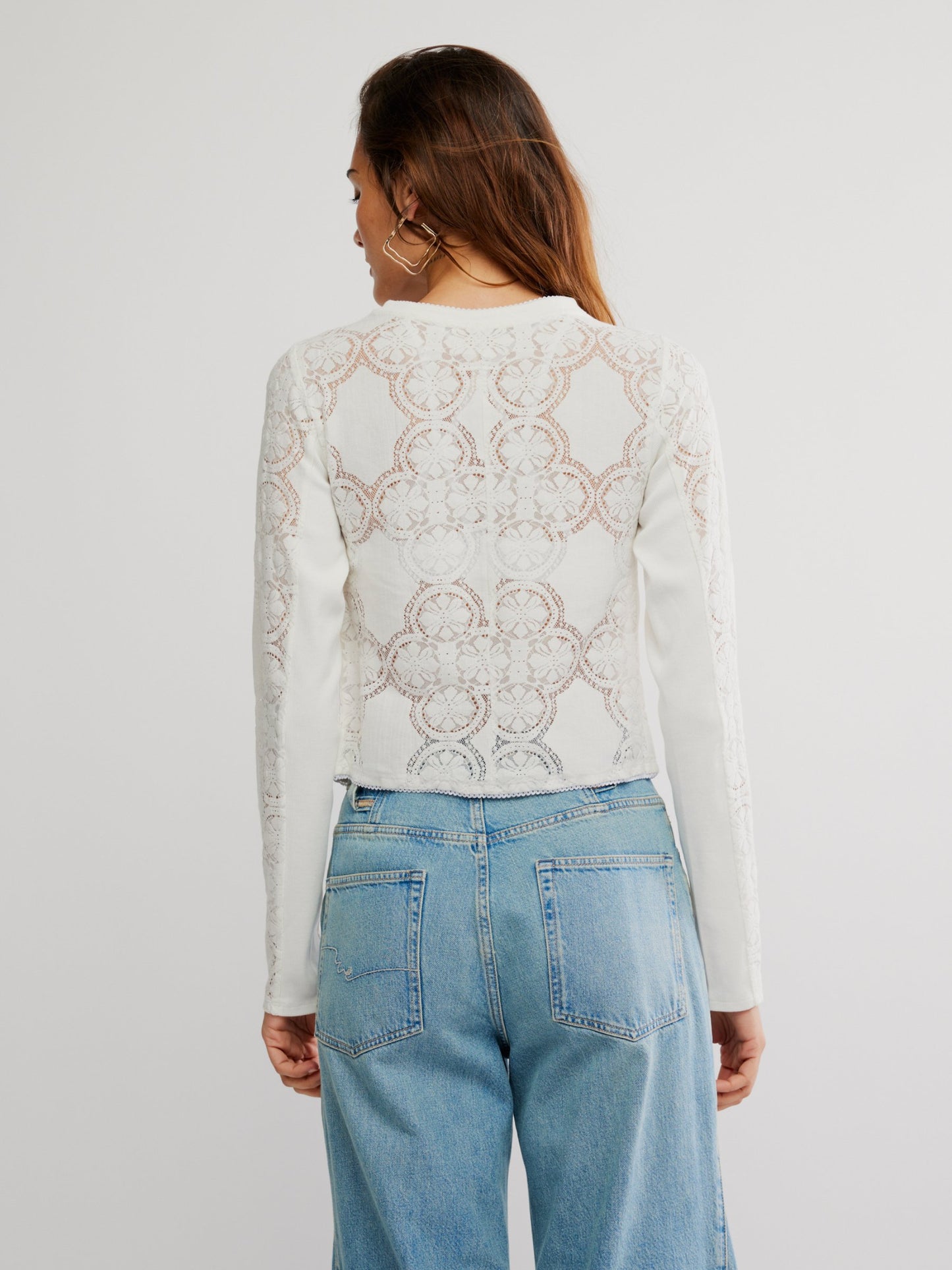 FREE PEOPLE - Jae Longsleeve Knit Top - 